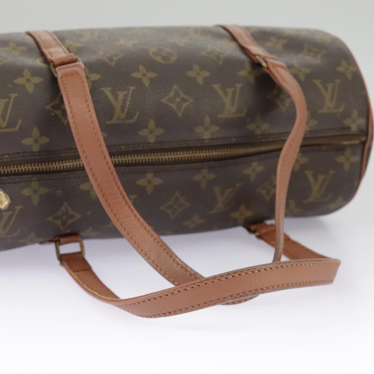 LOUIS VUITTON Monogram Papillon 30 Hand Bag M51385 LV Auth 98496