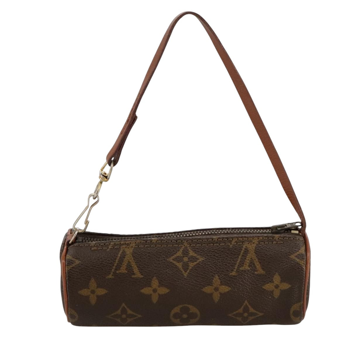 LOUIS VUITTON Monogram Papillon Pouch LV Auth 98497