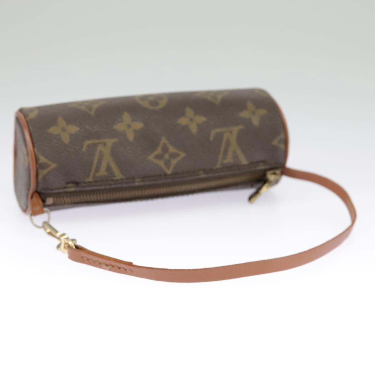 LOUIS VUITTON Monogram Papillon Pouch LV Auth 98497