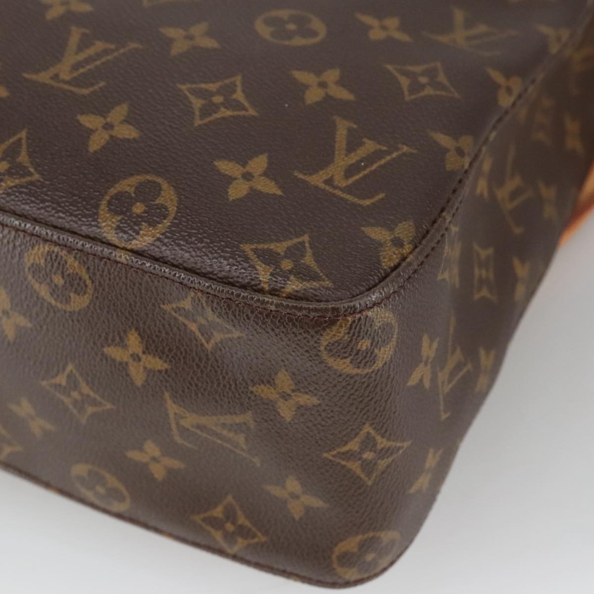 LOUIS VUITTON Monogram Looping GM Shoulder Bag M51145 LV Auth 98505