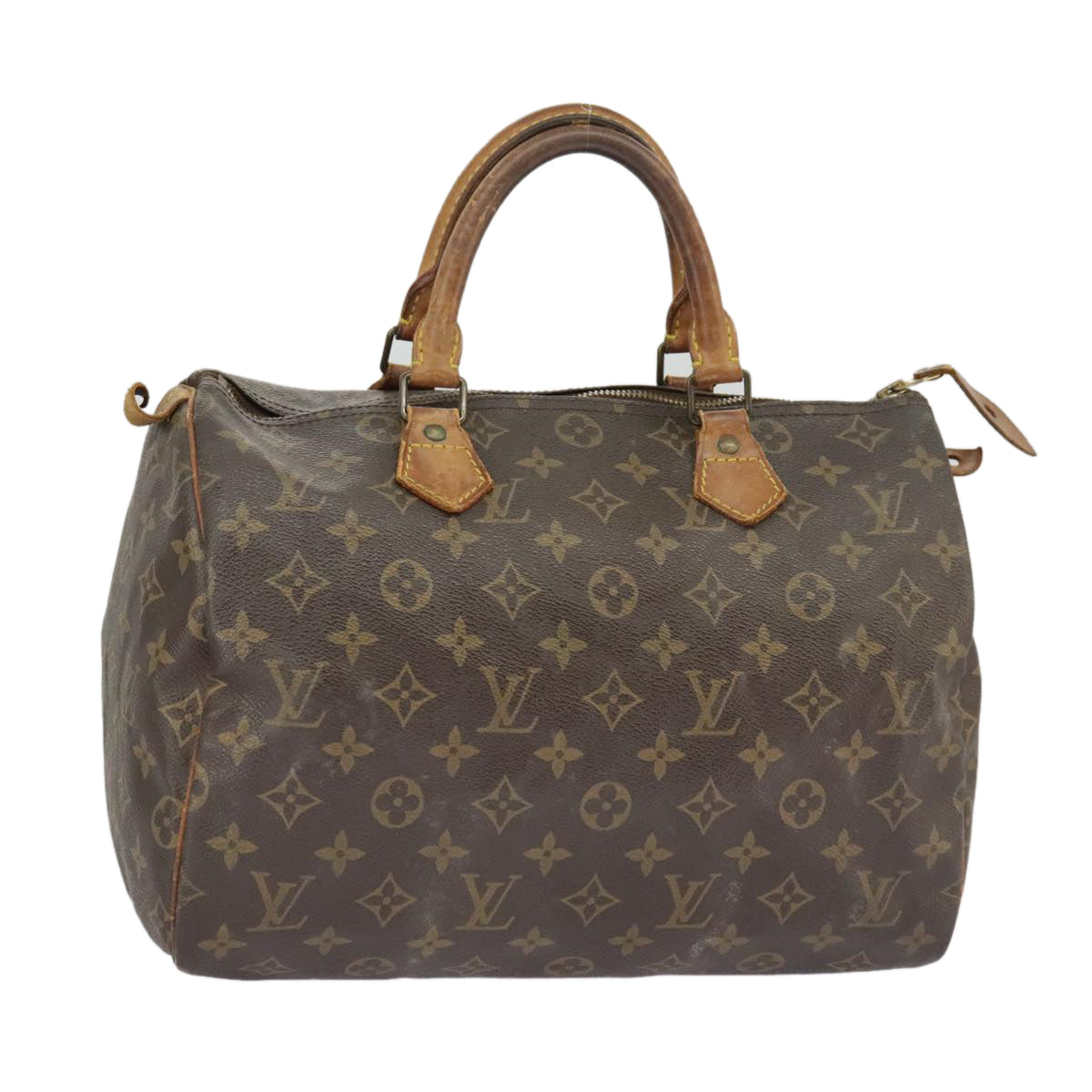 LOUIS VUITTON Monogram Speedy 30 Hand Bag M41526 LV Auth 98517