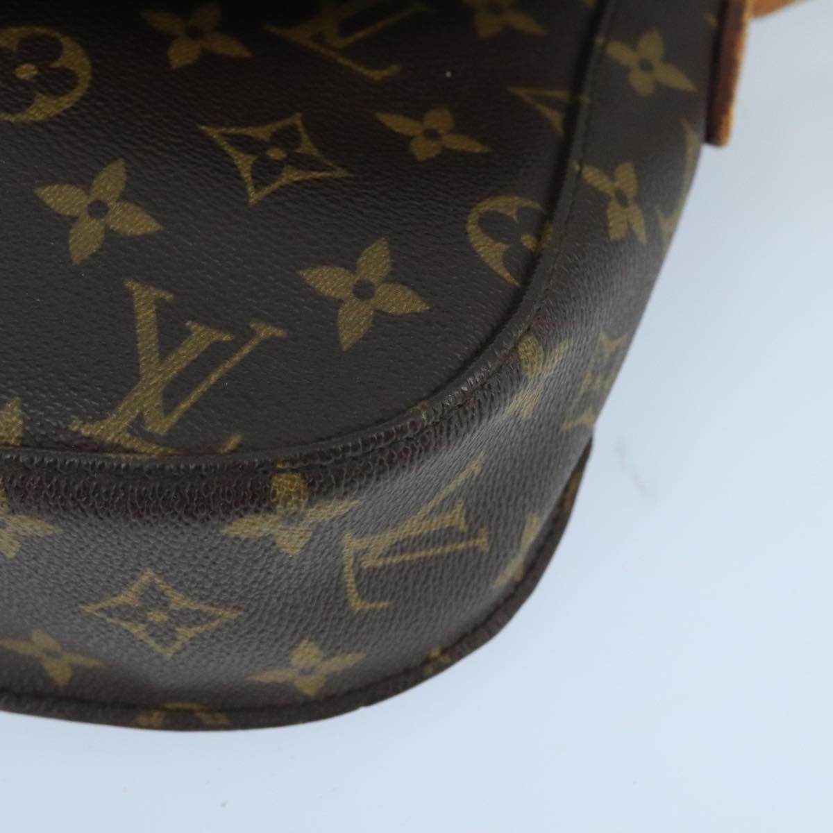 LOUIS VUITTON Monogram Saint Cloud GM Shoulder Bag M51242 LV Auth 98520