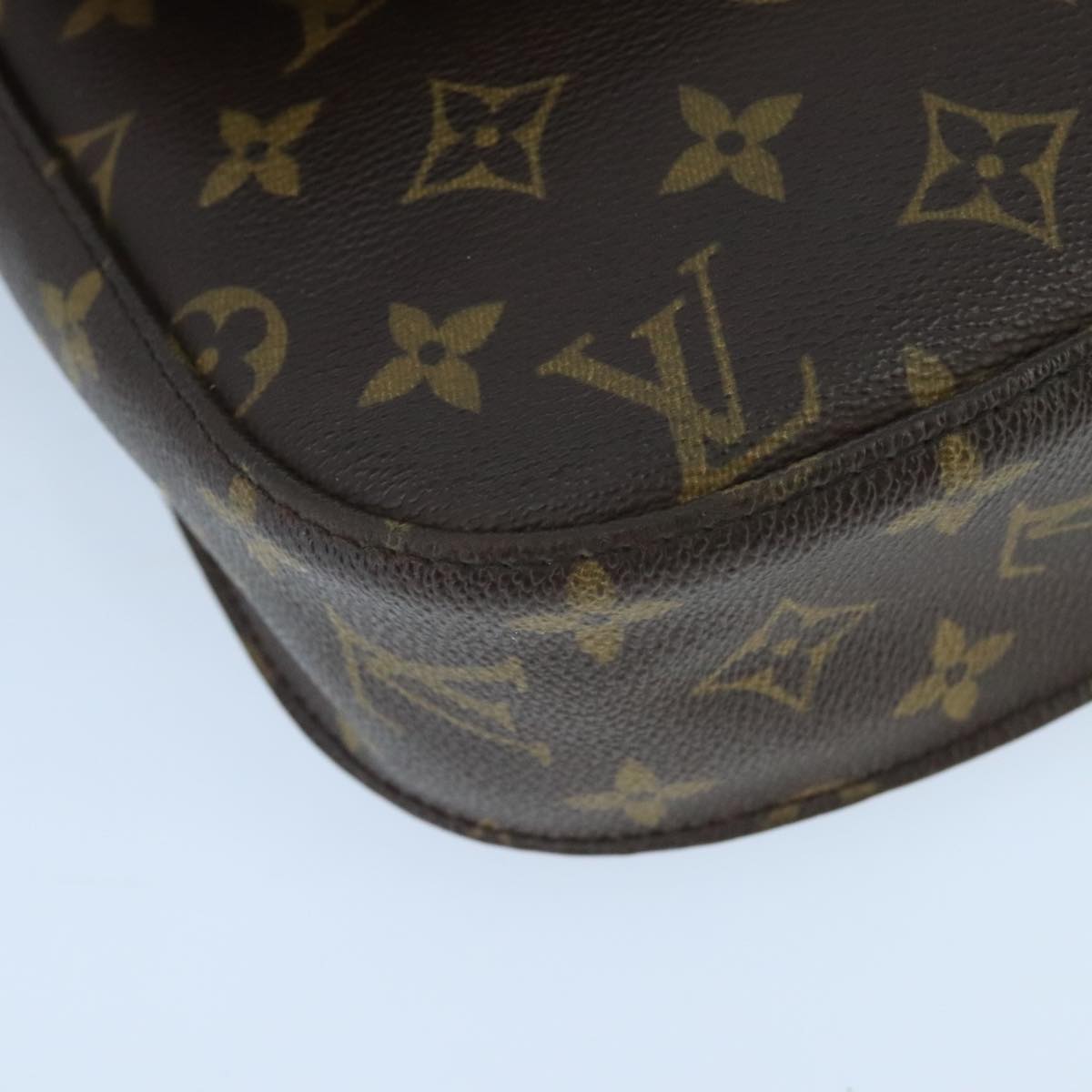 LOUIS VUITTON Monogram Saint Cloud GM Shoulder Bag M51242 LV Auth 98520