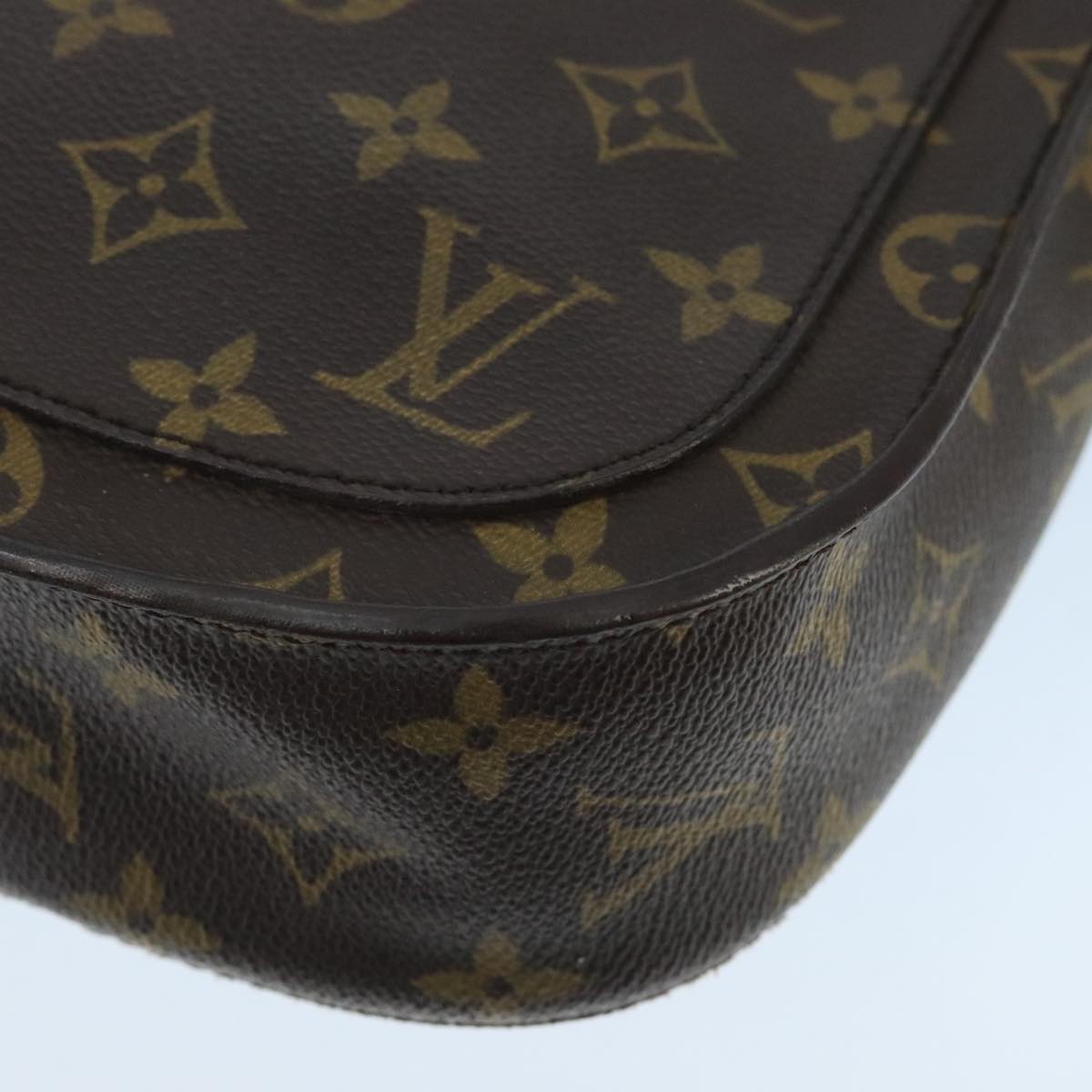 LOUIS VUITTON Monogram Saint Cloud GM Shoulder Bag M51242 LV Auth 98520