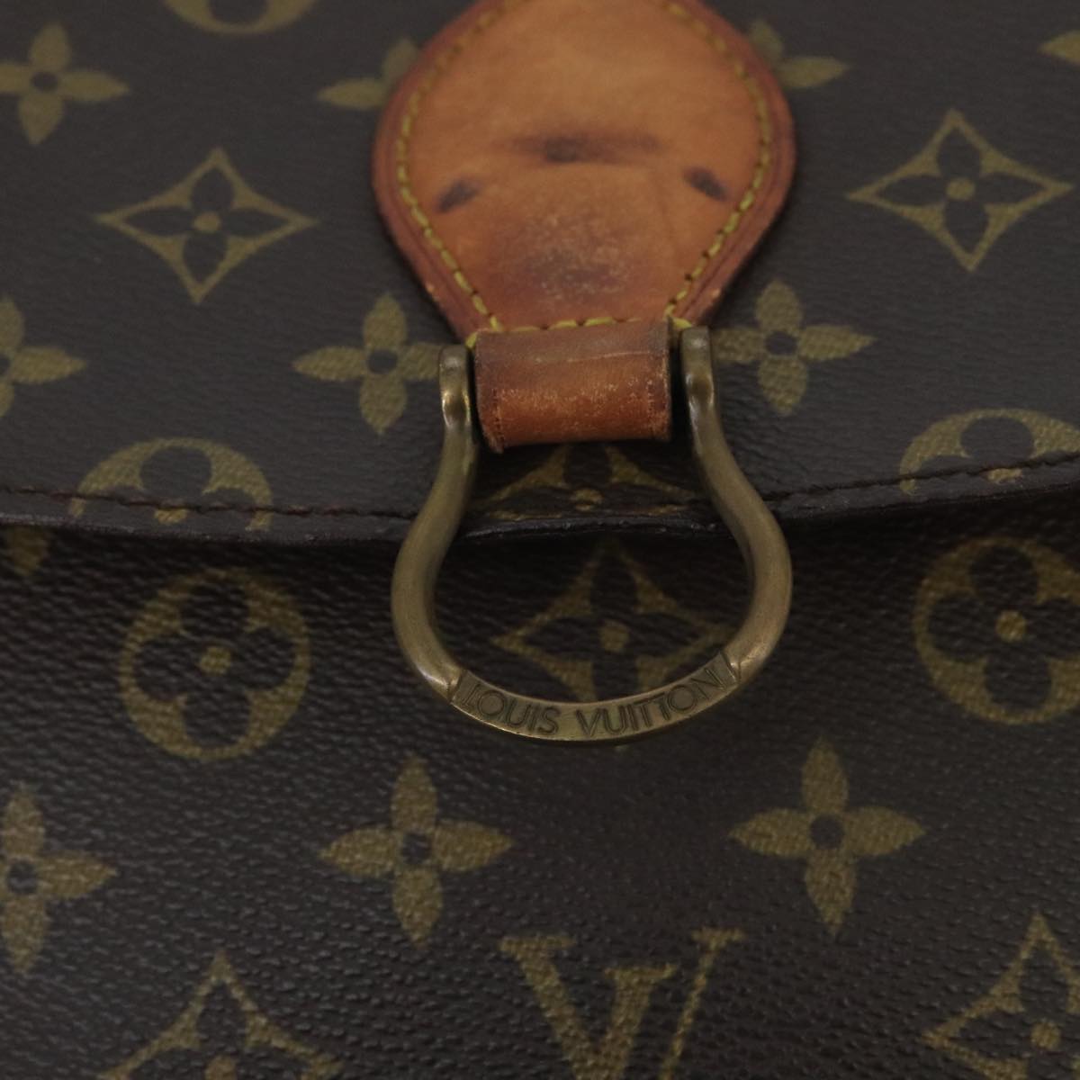 LOUIS VUITTON Monogram Saint Cloud GM Shoulder Bag M51242 LV Auth 98520