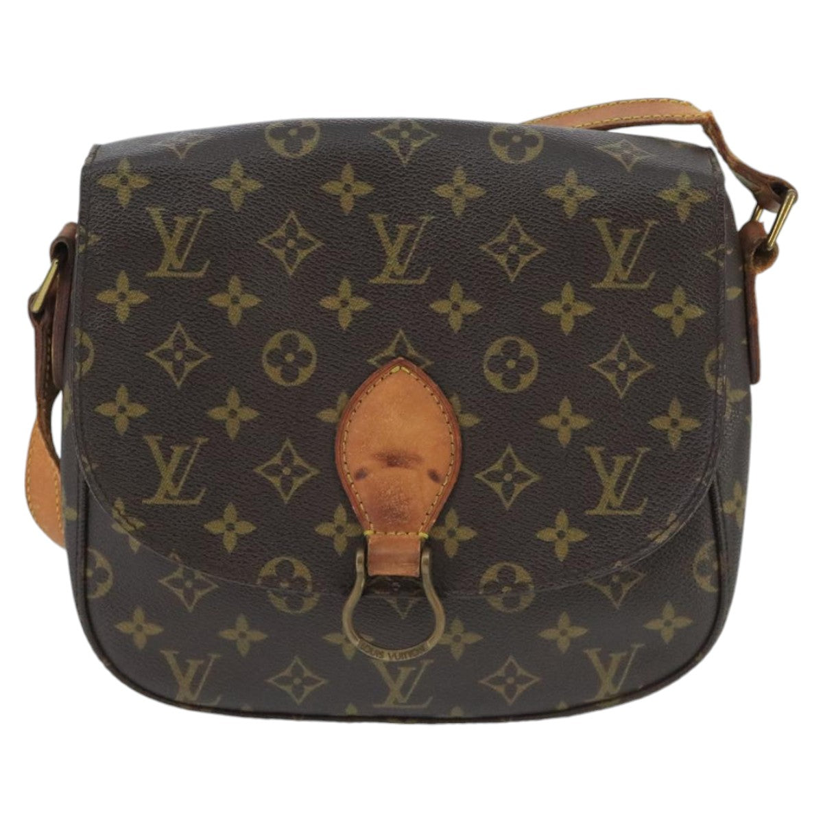 LOUIS VUITTON Monogram Saint Cloud GM Shoulder Bag M51242 LV Auth 98520