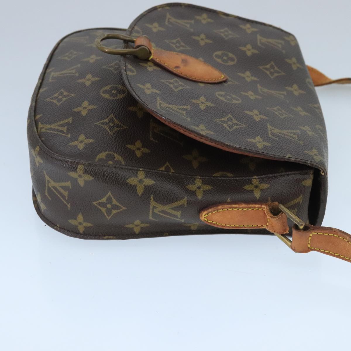 LOUIS VUITTON Monogram Saint Cloud GM Shoulder Bag M51242 LV Auth 98520