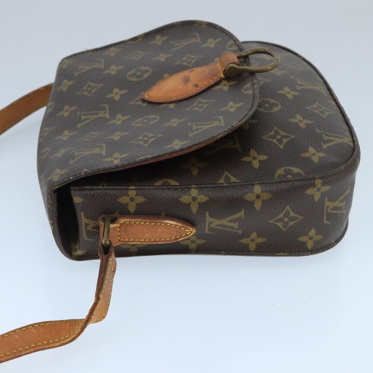 LOUIS VUITTON Monogram Saint Cloud GM Shoulder Bag M51242 LV Auth 98520