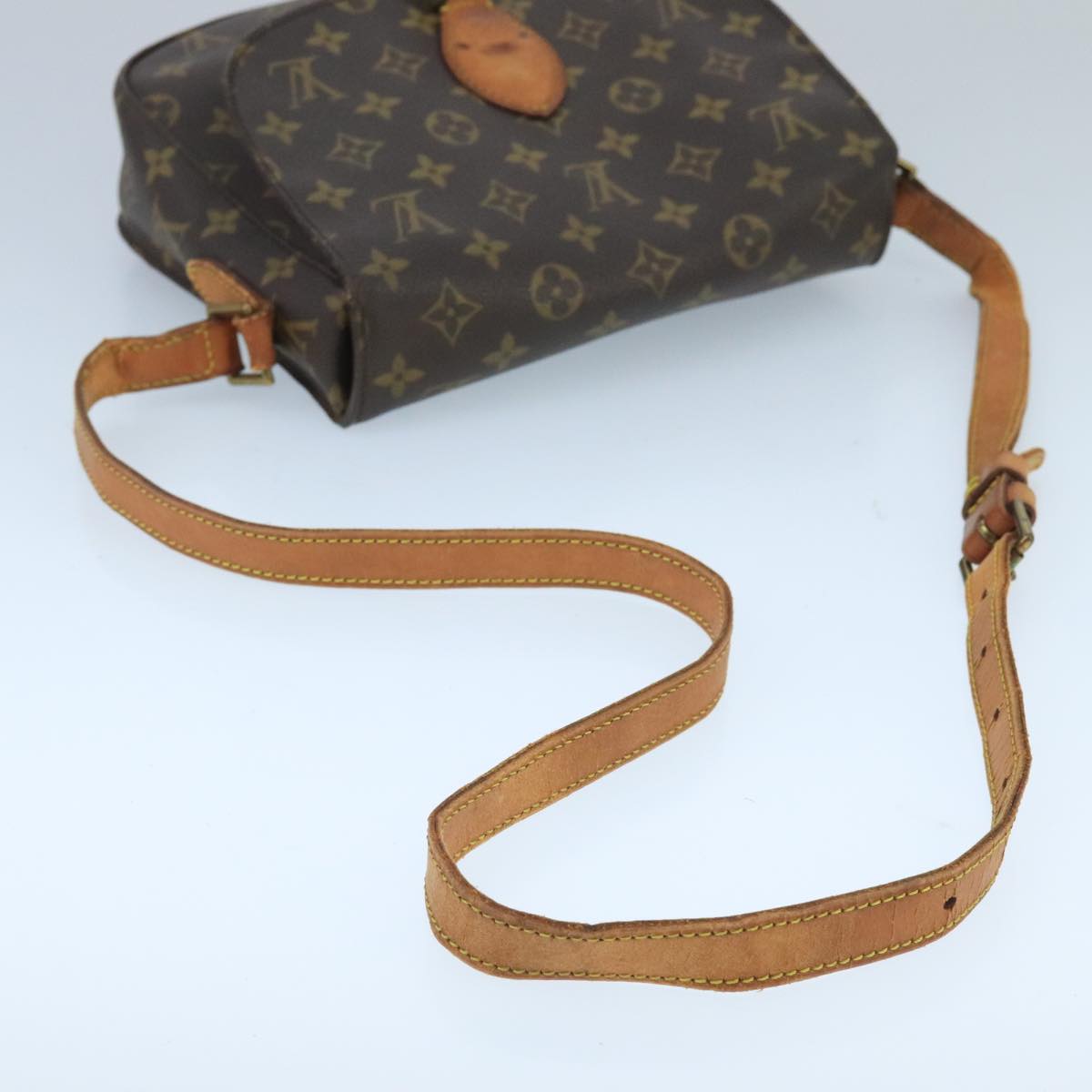 LOUIS VUITTON Monogram Saint Cloud GM Shoulder Bag M51242 LV Auth 98520