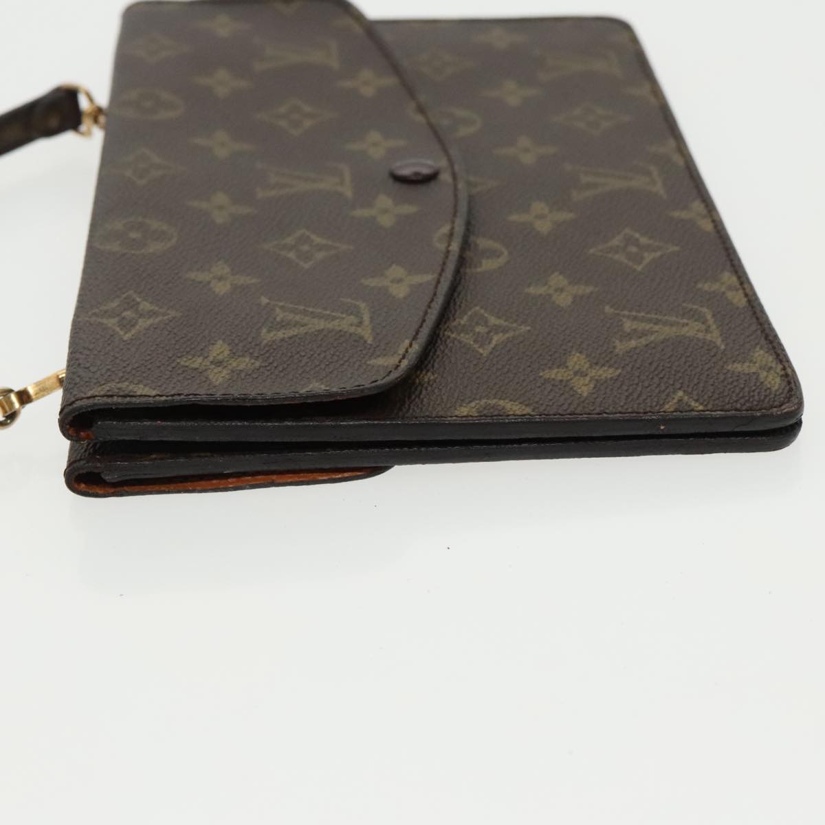 LOUIS VUITTON Monogram Double Rabat Shoulder Bag M51815 LV Auth 98524