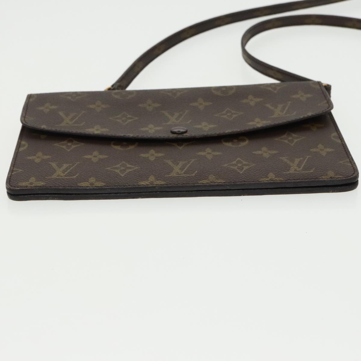 LOUIS VUITTON Monogram Double Rabat Shoulder Bag M51815 LV Auth 98524