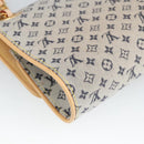 LOUIS VUITTON Monogram Mini Camille Chain Shoulder Bag Blue M92002 Auth 98527SAV-16