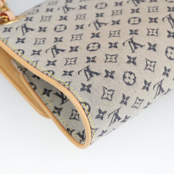 LOUIS VUITTON Monogram Mini Camille Chain Shoulder Bag Blue M92002 Auth 98527SAV