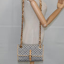 LOUIS VUITTON Monogram Mini Camille Chain Shoulder Bag Blue M92002 Auth 98527SAV-22