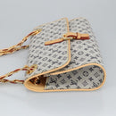 LOUIS VUITTON Monogram Mini Camille Chain Shoulder Bag Blue M92002 Auth 98527SAV-4