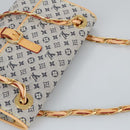 LOUIS VUITTON Monogram Mini Camille Chain Shoulder Bag Blue M92002 Auth 98527SAV-6