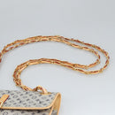 LOUIS VUITTON Monogram Mini Camille Chain Shoulder Bag Blue M92002 Auth 98527SAV-8
