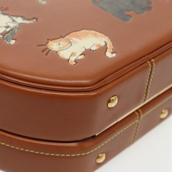 LOUIS VUITTON Catgram Petite Boite Chapeau Shoulder Bag Brown M52972 Auth 98529SM