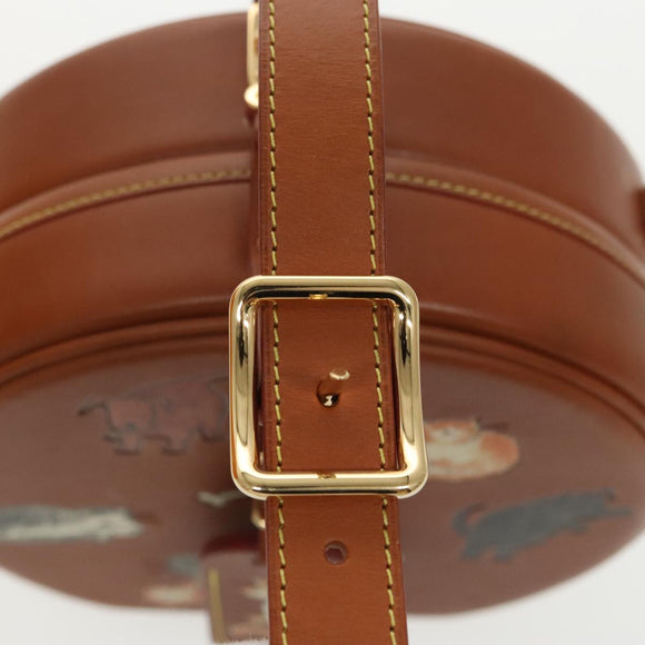 LOUIS VUITTON Catgram Petite Boite Chapeau Shoulder Bag Brown M52972 Auth 98529SM