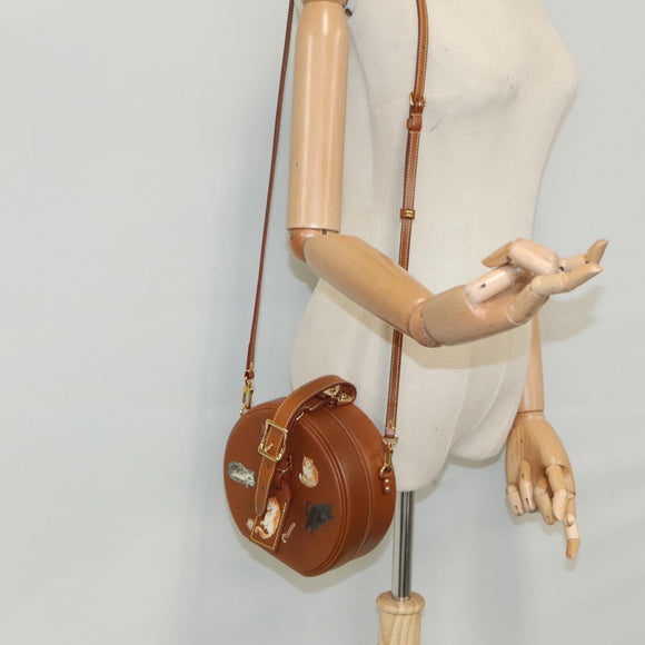 LOUIS VUITTON Catgram Petite Boite Chapeau Shoulder Bag Brown M52972 Auth 98529SM