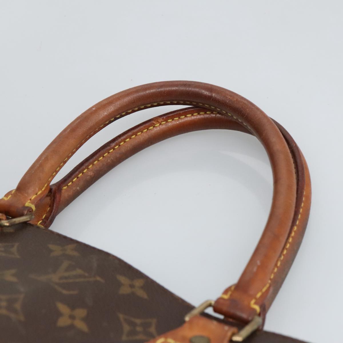 LOUIS VUITTON Monogram Sac Plat Hand Bag M51140 LV Auth 98536