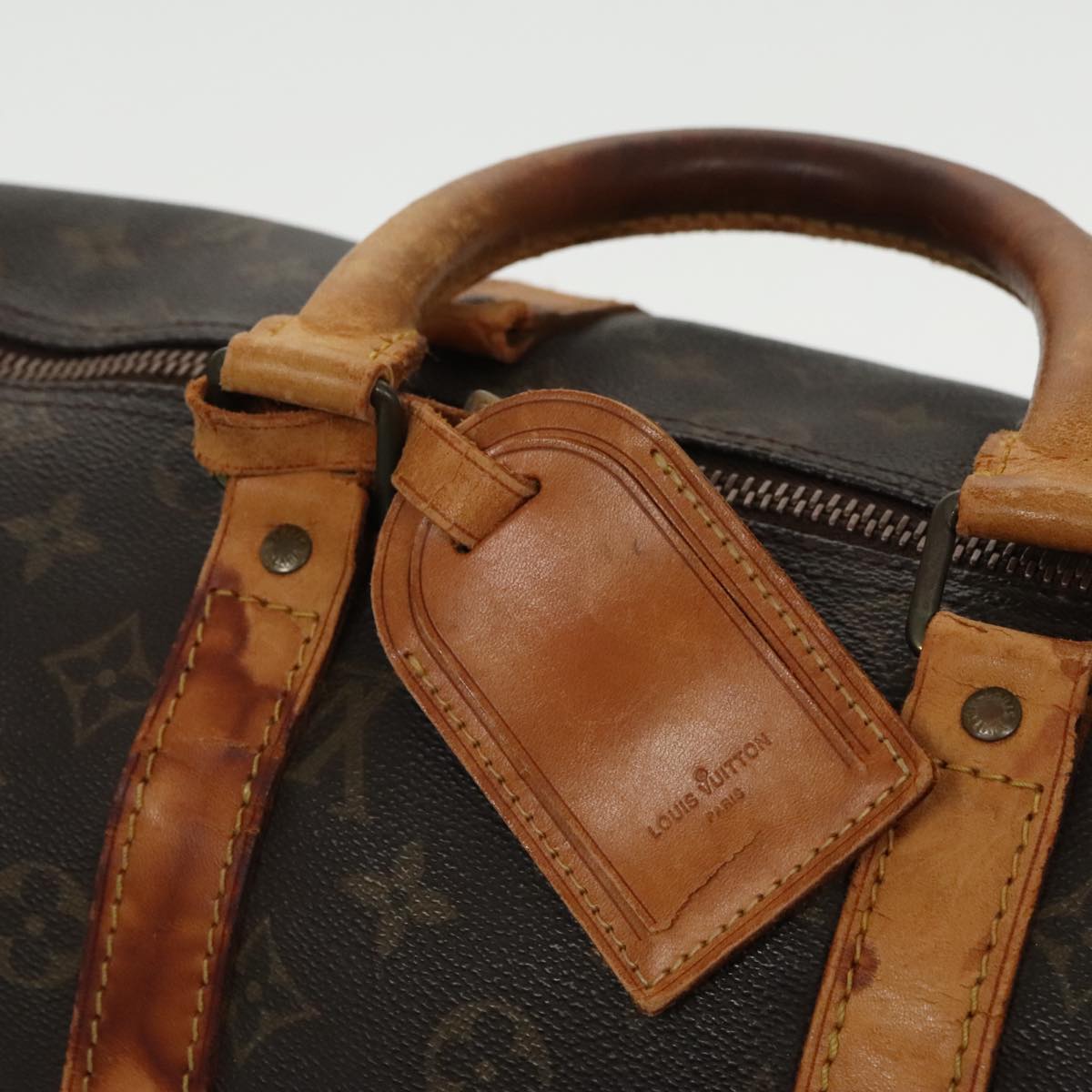 LOUIS VUITTON Monogram Keepall 45 Boston Bag M41428 LV Auth 98538