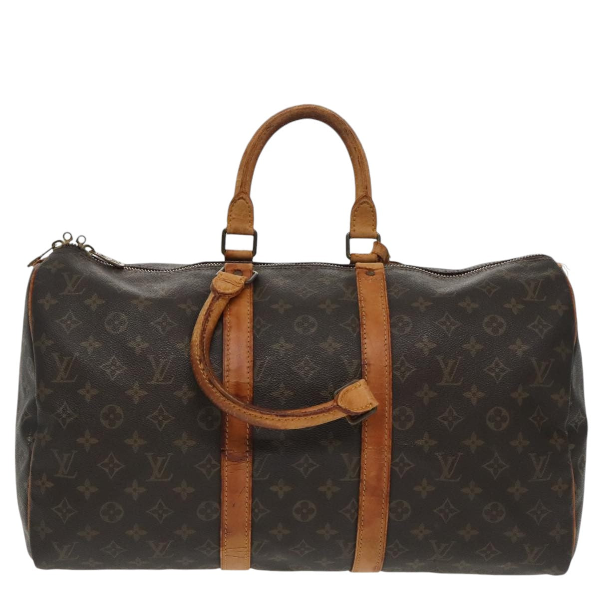 LOUIS VUITTON Monogram Keepall 45 Boston Bag M41428 LV Auth 98538