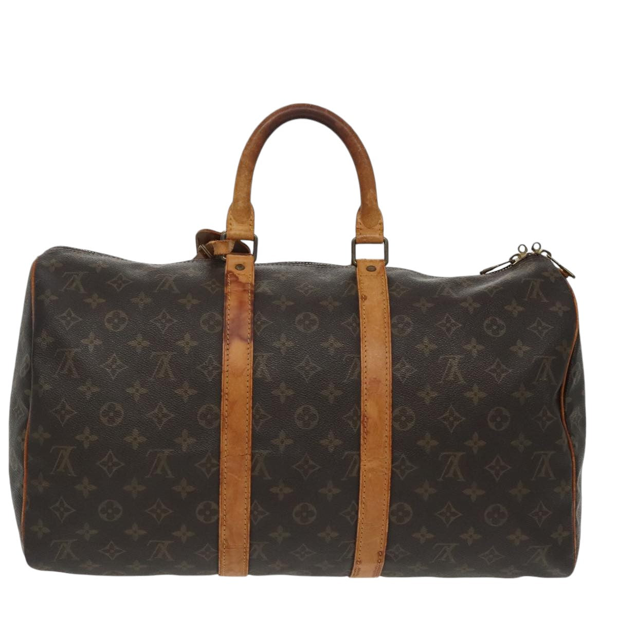 LOUIS VUITTON Monogram Keepall 45 Boston Bag M41428 LV Auth 98538 - 0