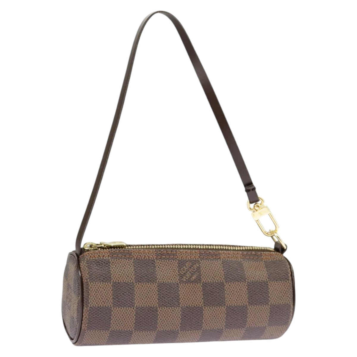 LOUIS VUITTON Damier Ebene Papillon Pouch LV Auth 98544