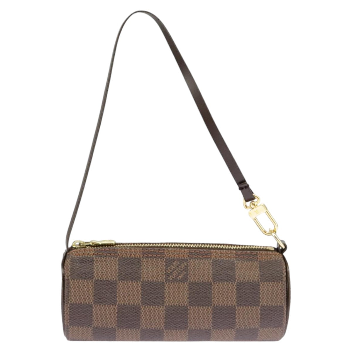 LOUIS VUITTON Damier Ebene Papillon Pouch LV Auth 98544