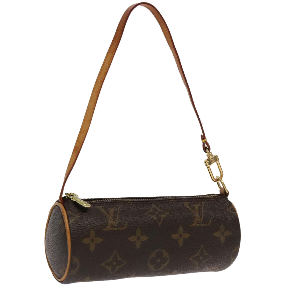 LOUIS VUITTON Monogram Papillon Pouch LV Auth 98546