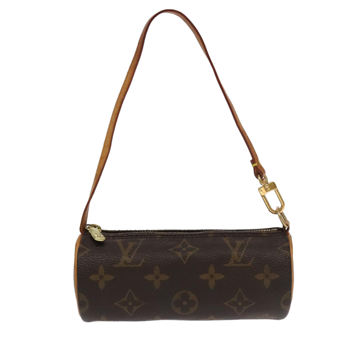 LOUIS VUITTON Monogram Papillon Pouch LV Auth 98546