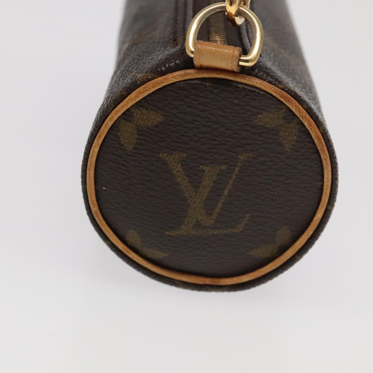 LOUIS VUITTON Monogram Papillon Pouch LV Auth 98546