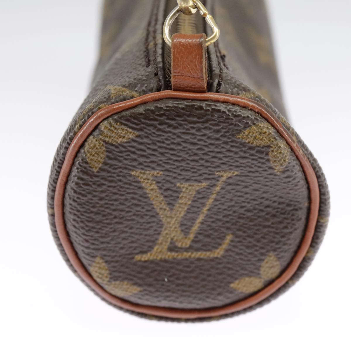 LOUIS VUITTON Monogram Papillon Pouch LV Auth 98547