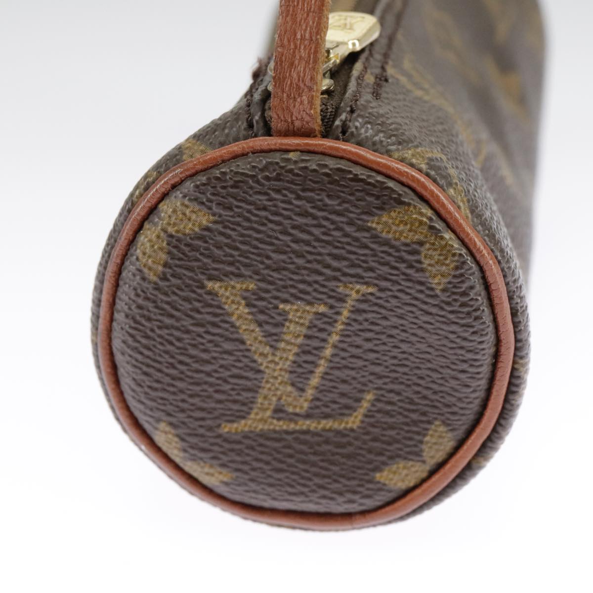 LOUIS VUITTON Monogram Papillon Pouch LV Auth 98547