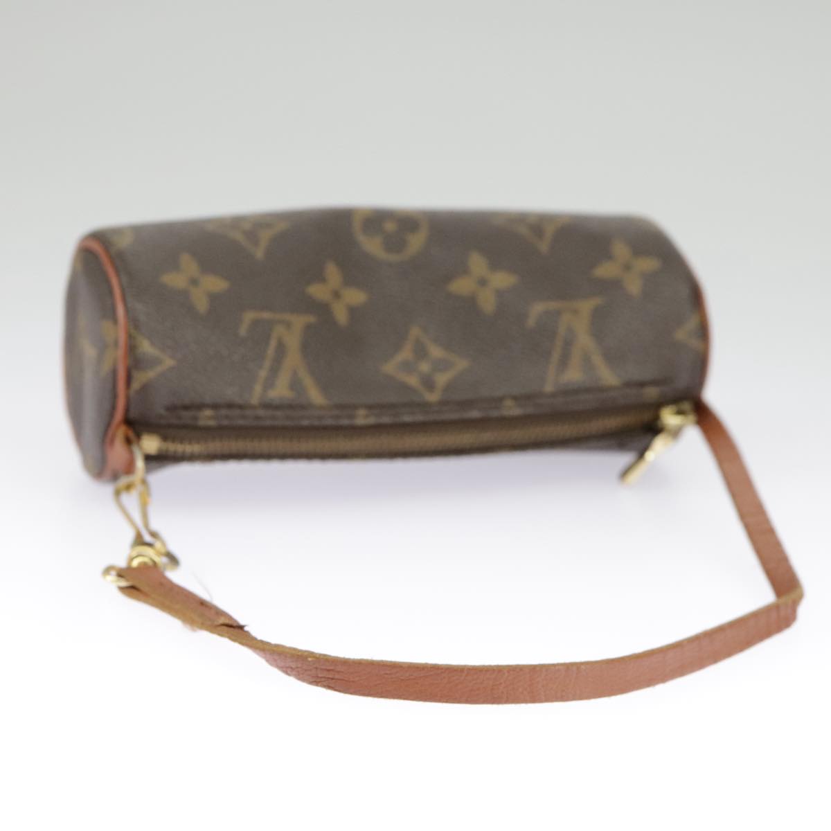 LOUIS VUITTON Monogram Papillon Pouch LV Auth 98547