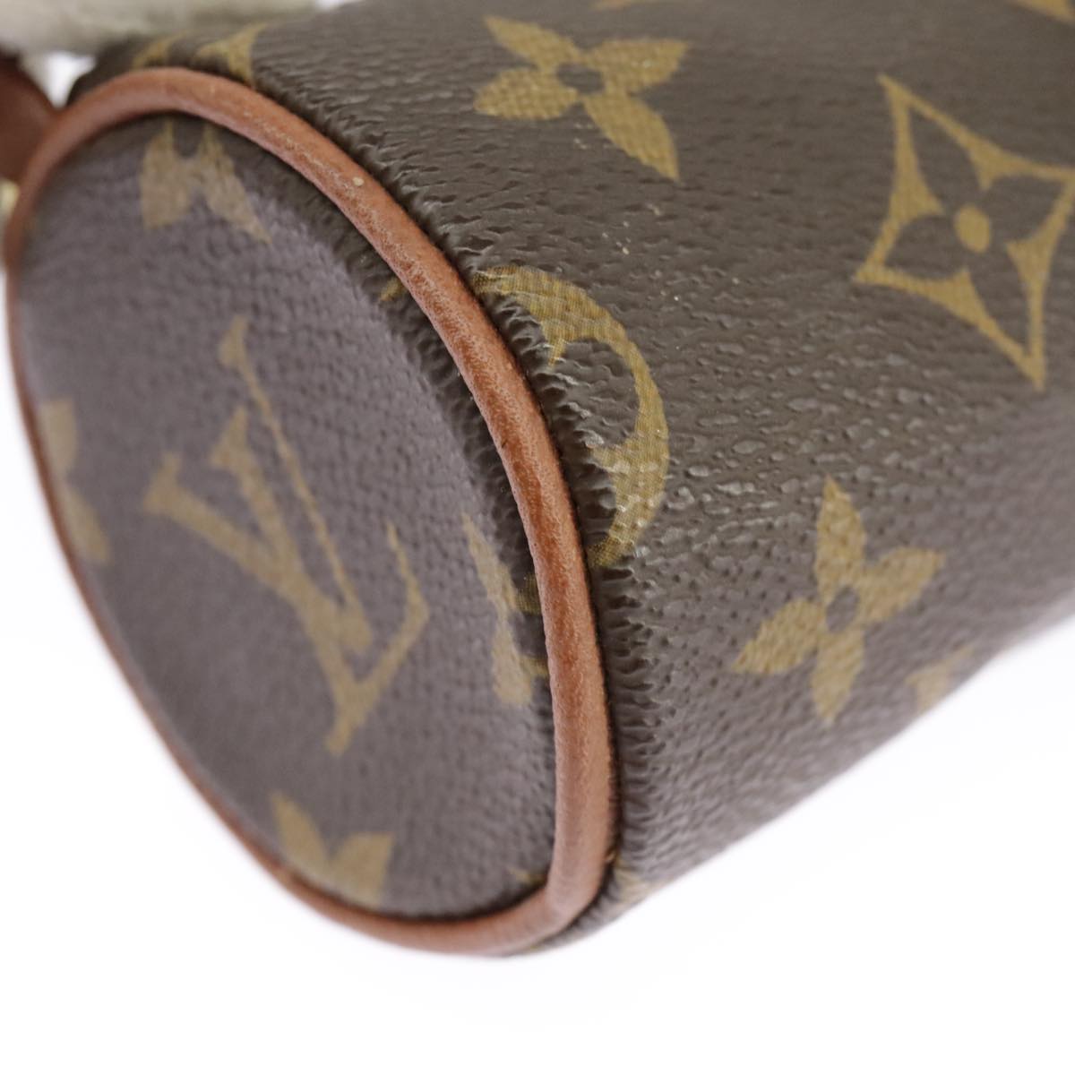 LOUIS VUITTON Monogram Papillon Pouch LV Auth 98548