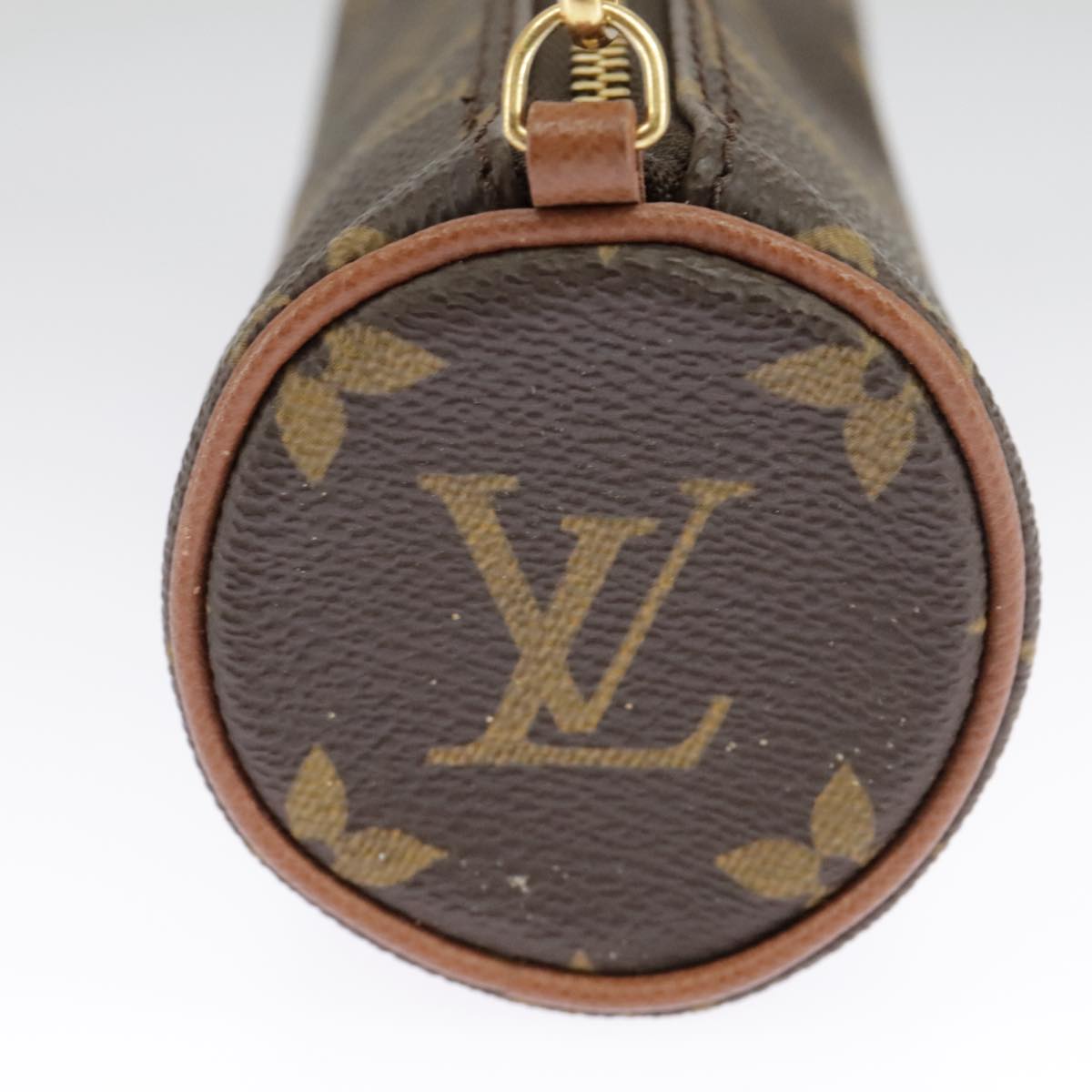 LOUIS VUITTON Monogram Papillon Pouch LV Auth 98548