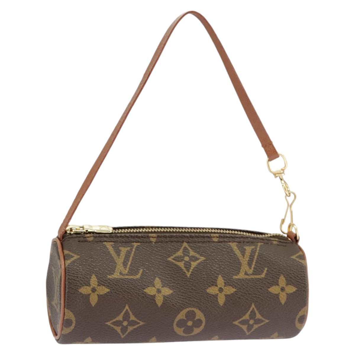 LOUIS VUITTON Monogram Papillon Pouch LV Auth 98549