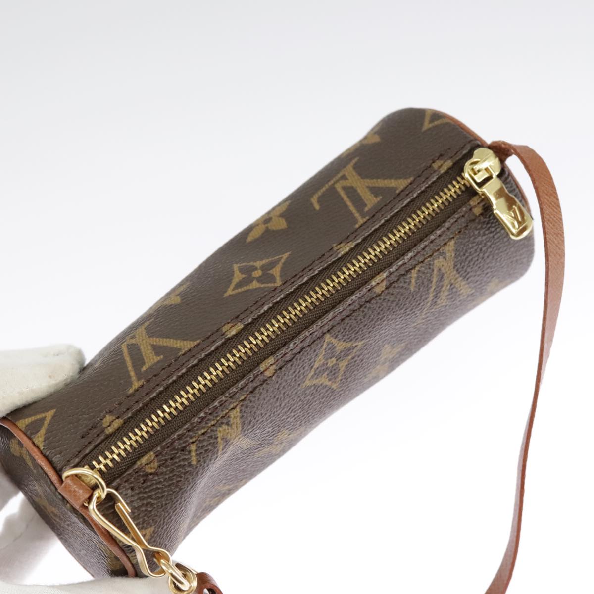 LOUIS VUITTON Monogram Papillon Pouch LV Auth 98549