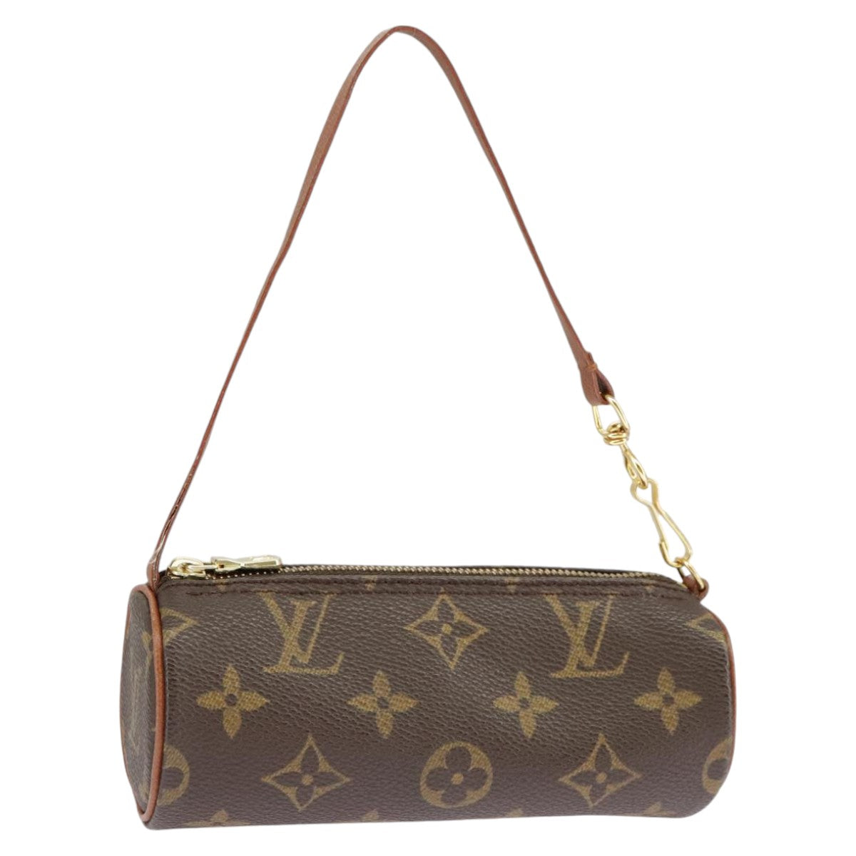 LOUIS VUITTON Monogram Papillon Pouch LV Auth 98550