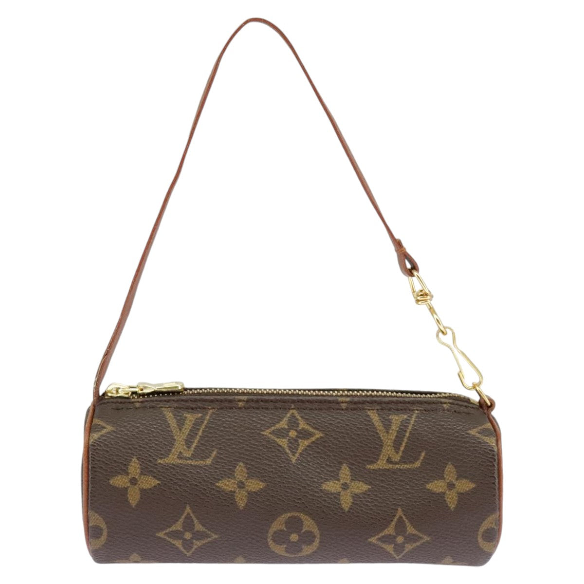 LOUIS VUITTON Monogram Papillon Pouch LV Auth 98550