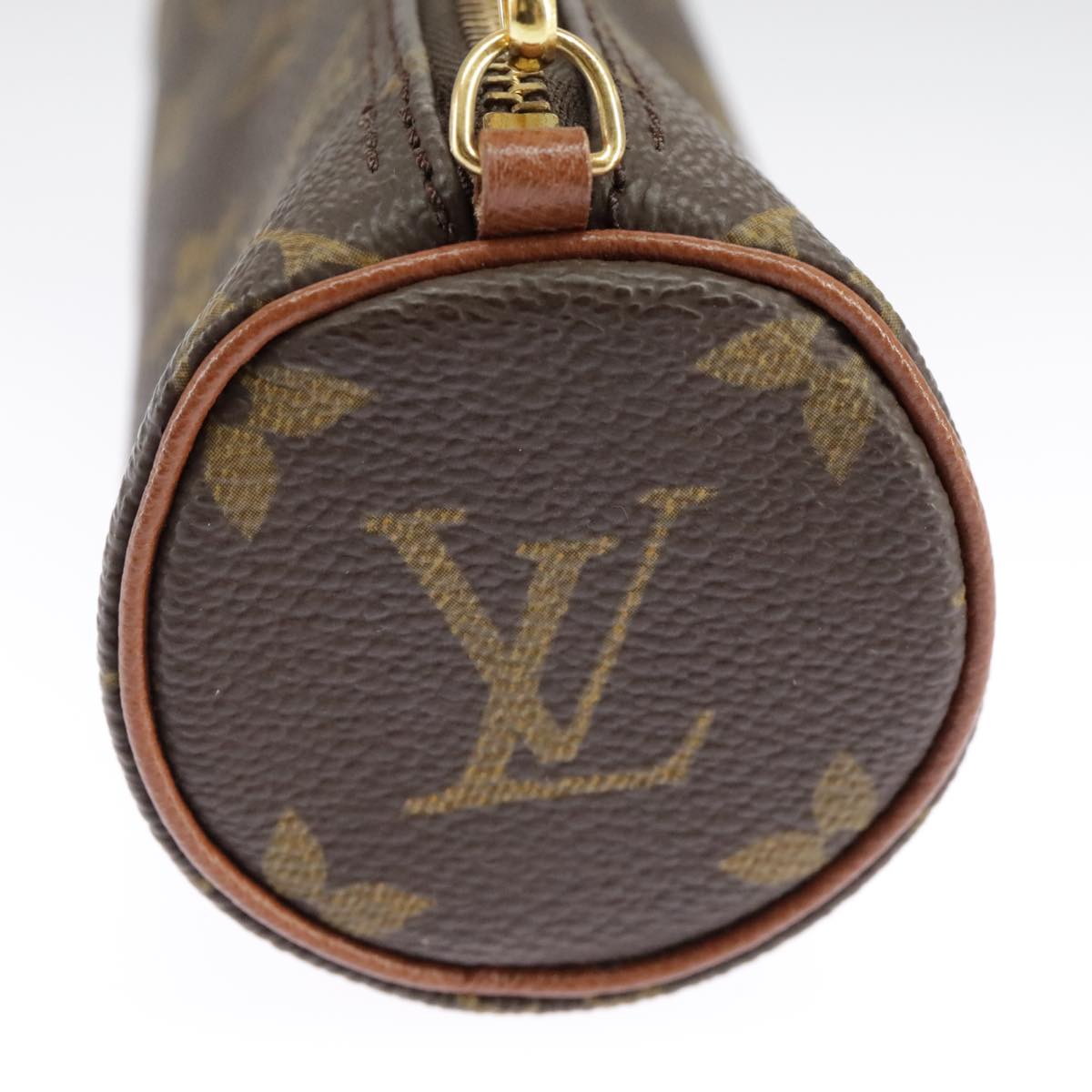 LOUIS VUITTON Monogram Papillon Pouch LV Auth 98550