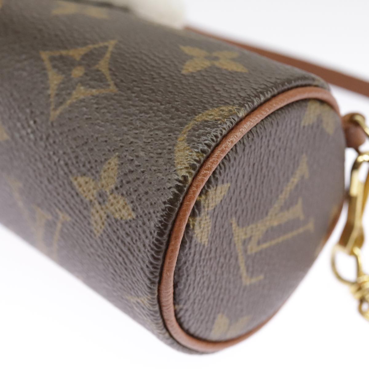 LOUIS VUITTON Monogram Papillon Pouch LV Auth 98552