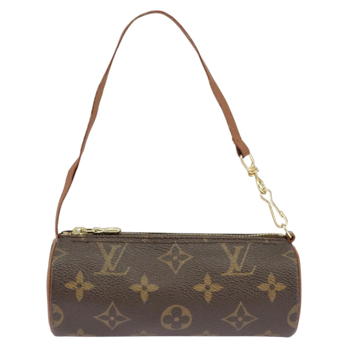 LOUIS VUITTON Monogram Papillon Pouch LV Auth 98552