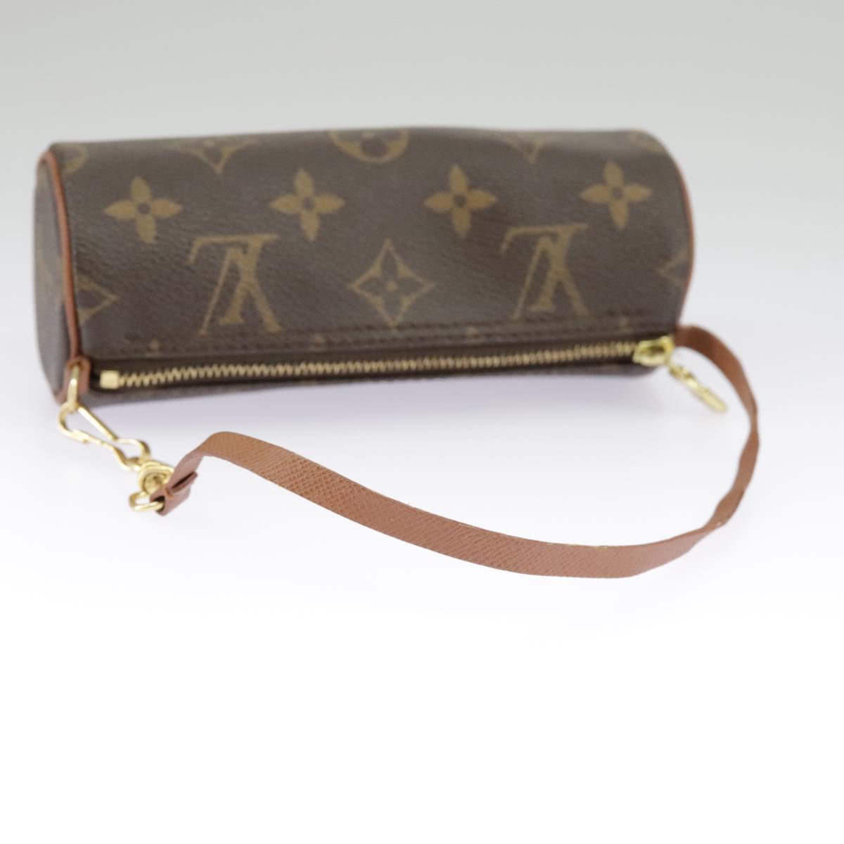 LOUIS VUITTON Monogram Papillon Pouch LV Auth 98552