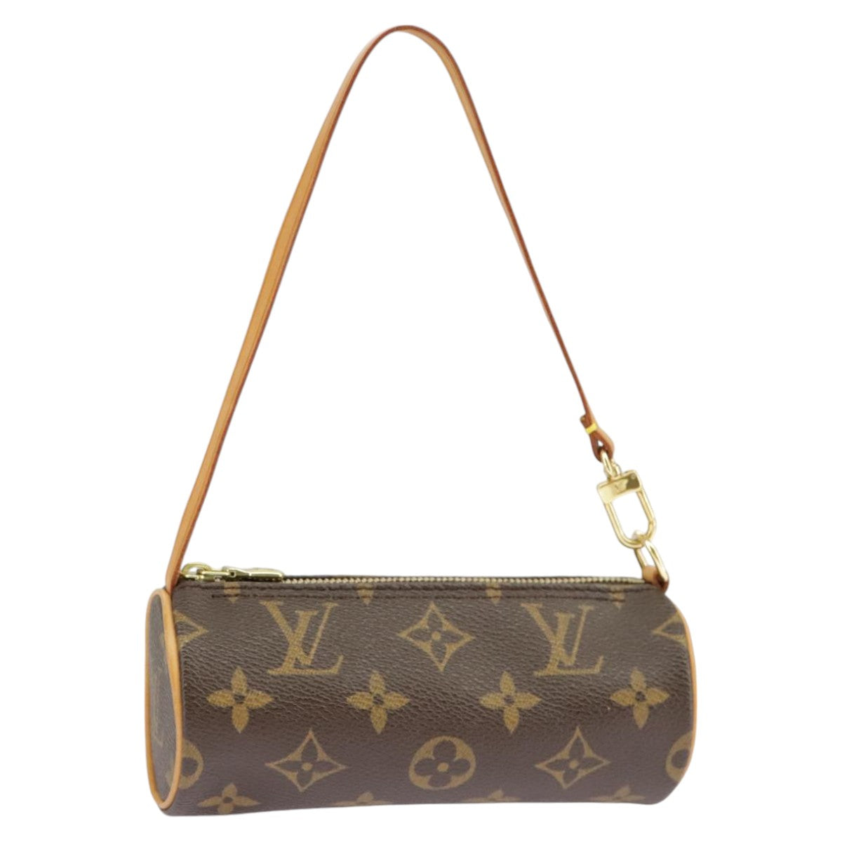 LOUIS VUITTON Monogram Papillon Pouch LV Auth 98553