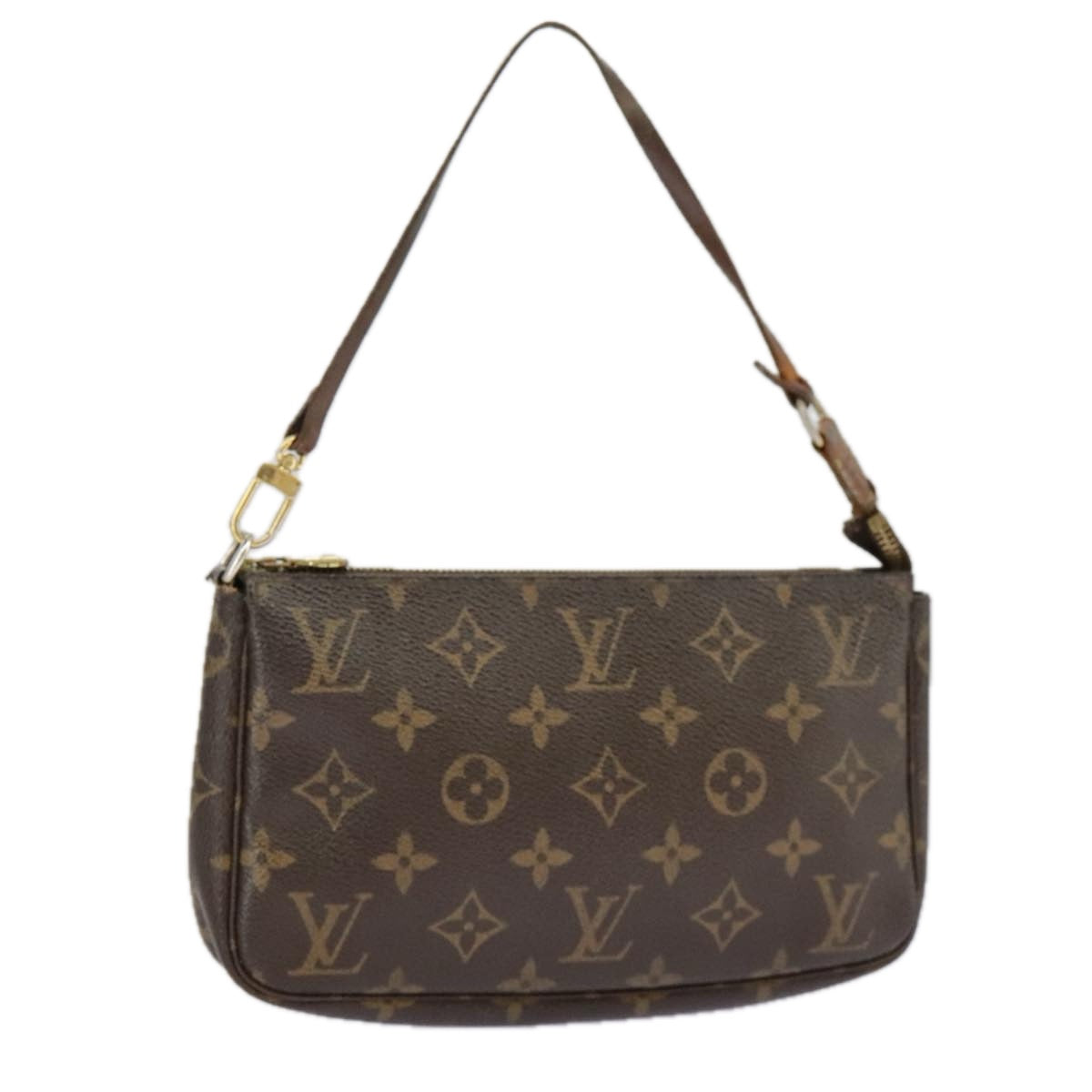 LOUIS VUITTON Monogram Pochette Accessoires Pouch M51980 LV Auth 98555