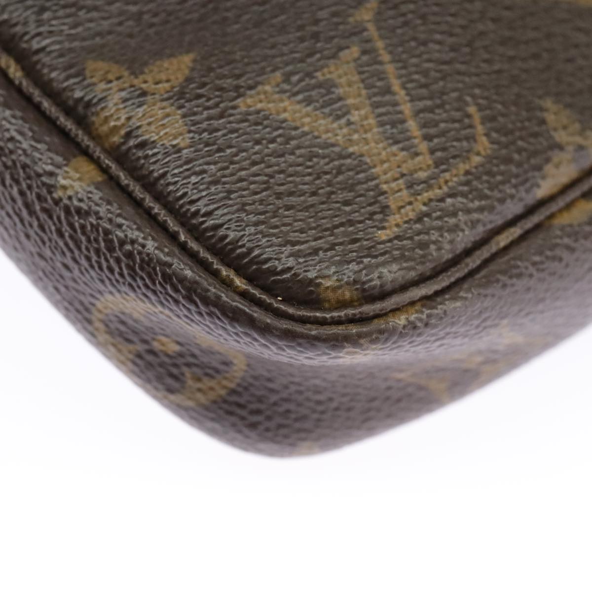 LOUIS VUITTON Monogram Pochette Accessoires Pouch M51980 LV Auth 98555