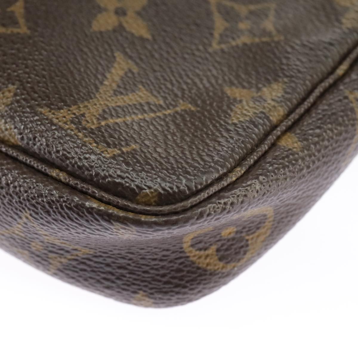 LOUIS VUITTON Monogram Pochette Accessoires Pouch M51980 LV Auth 98555